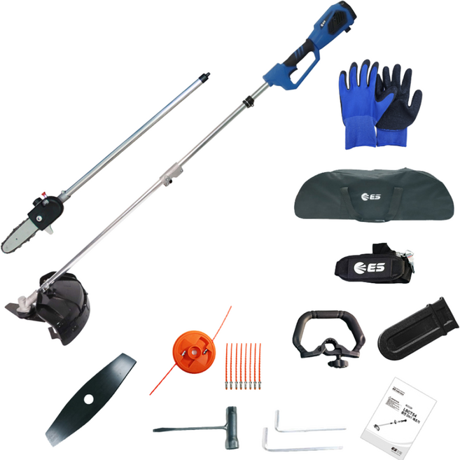 ES산업 LBCT54-N (충전예초기+고지톱 베어툴만) 배터리충전기미포함 54V 멀티툴예초기 벌초 예취기 LBCT54N, 1개