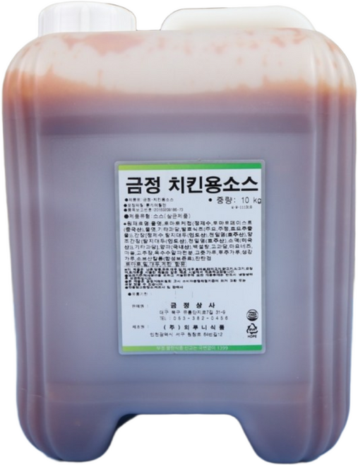 뫼루니식품 금정 치킨용소스 순한맛 10KG, 1개