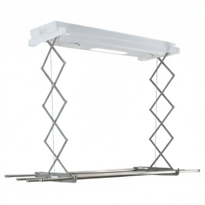 FINO 피노 매직맘 천장형 전동 빨래건조대 FED-4P 배란다 무선 리모컨 전동식 천정부착형 LED 아파트 천장 실내 이불건조, 스테인리스 스틸(FED-4P) 설치요청