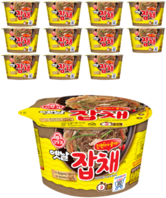 오뚜기 옛날 잡채 용기 76g, 12개