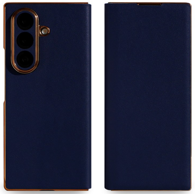 제루크 갤럭시 호환 Z폴드 힌지보호 맥세이프 소가죽 다이어리 지갑 풀커버 케이스