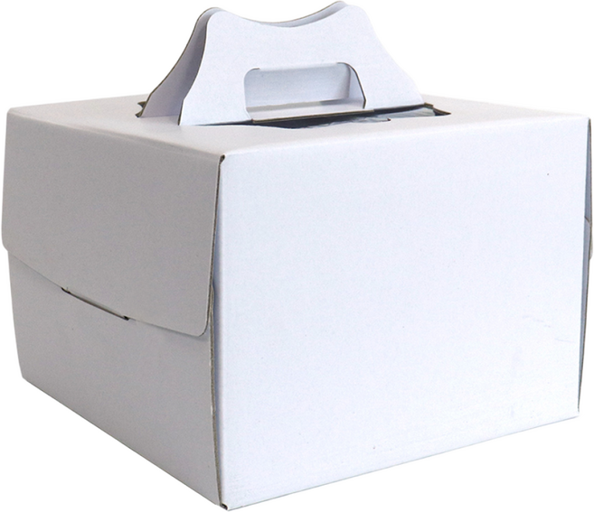 라라패키지 케이크상자 2호 받침포함, 화이트, 50세트