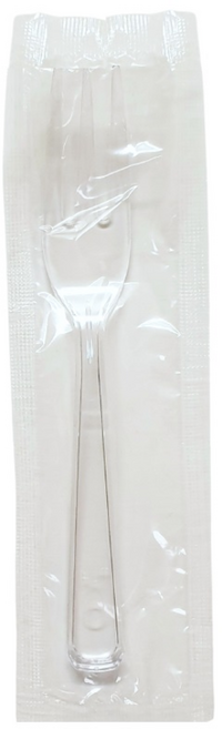 생활을그리다 개별포장 일회용 미니 포크 투명 12cm, 1개입, 300개