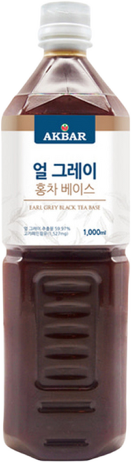 아크바 얼 그레이 홍차 베이스, 1L, 2개