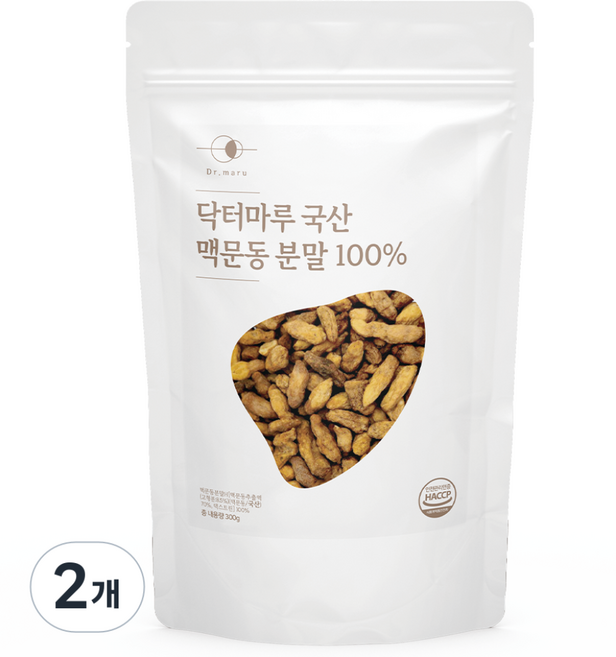 닥터마루 국산 맥문동 분말H 100%, 2개, 300g