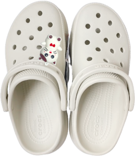 크록스 베이 클로그 206302 여성 샌들 [정품] 고양이 악세사리 포함