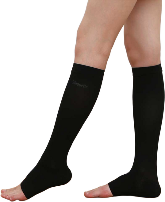 실루엣 빅사이즈 의료용 압박스타킹 무릎형 발트임 압박밴드 3XL-7XL, 1세트, 종아리/무릎형