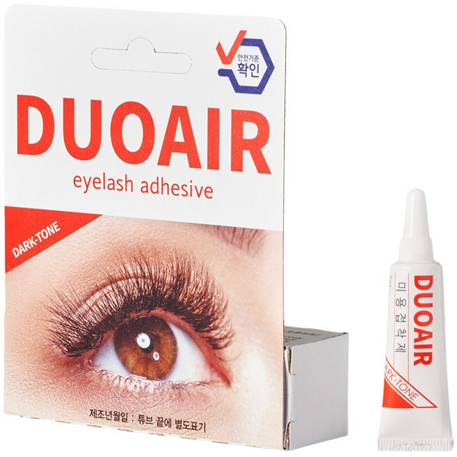 듀오에어 속눈썹풀 속눈썹접착제 글루 DUOAIR, 다크톤(검정풀), 1개