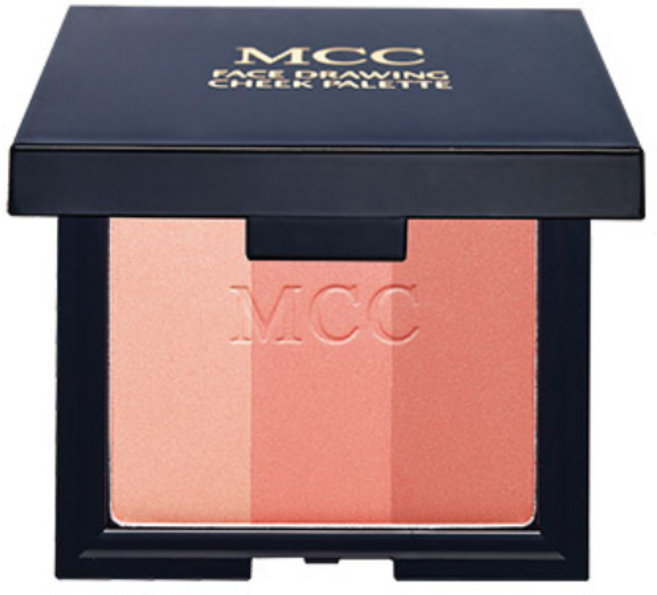 MCC 페이스 드로잉 치크 팔레트 블러셔, 2호 피치코랄, 1개