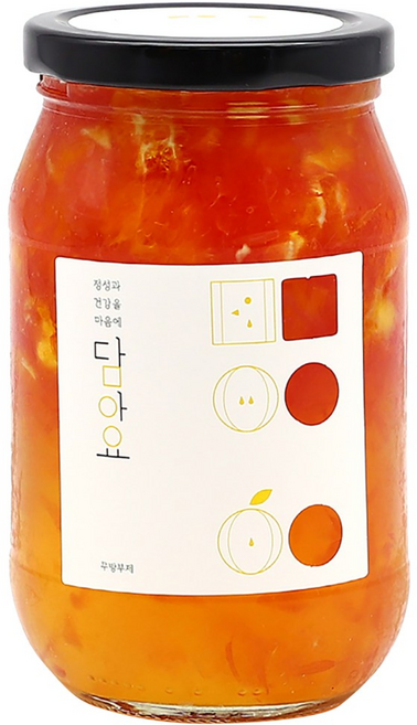 담아요 수제 오렌지자몽청(오렌지큐브+자몽알갱이), 1개, 1개입, 540g