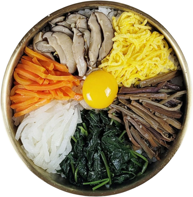 하늘농가 고화순 명인이 만든 비빔밥용 나물모둠, 160g, 2개