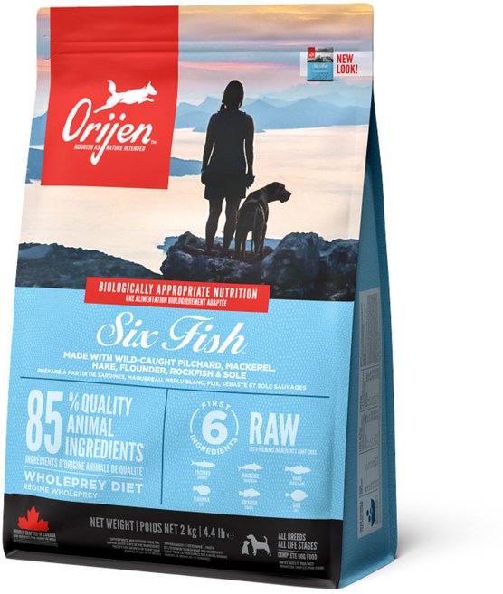 오리젠 강아지 6 피쉬 독 건식사료, 1개, 2kg