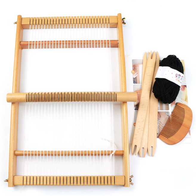 위빙룸 스탠딩 직조틀 위빙틀직조기 미니베틀 감성취미, 1개, 위빙룸 25 본품