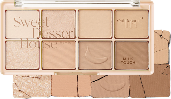 밀크터치 비마이 스윗 디저트 하우스 팔레트, 04 오트바나나, 1개