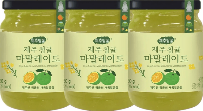 오뚜기 제주담음 제주청귤마말레이드, 280g, 3개