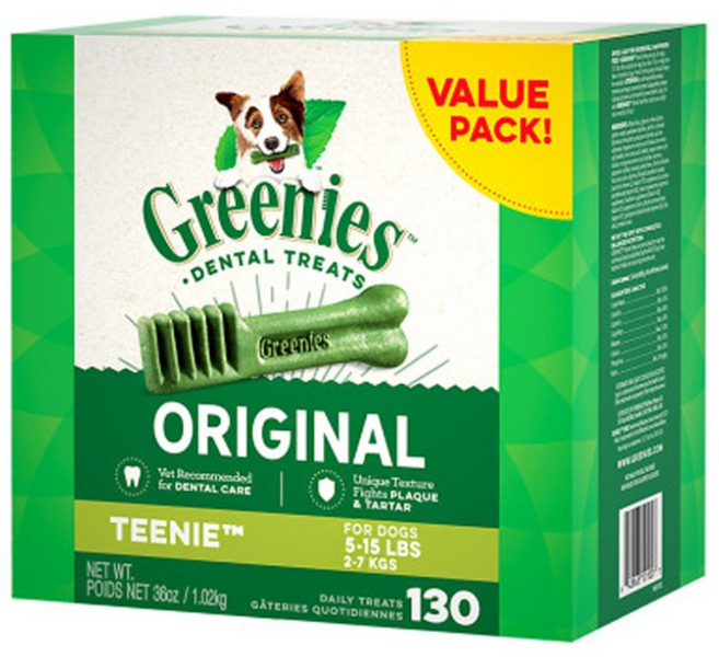 그리니즈 강아지 덴탈껌, 티니 오리지널, 1.02kg, 1개