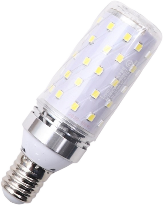 LONG e17 미니 콘램프 8W, 2개, 전구색