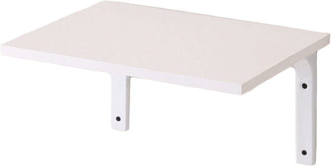 스모모스튜디오 원목 나무 벽선반 40x20cm 모서리캡 세트, 화이트(White), 1단