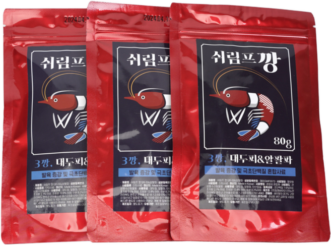 관상용 새우 키우기 세트, 1개, 추가 구성품, 쉬림프먹이