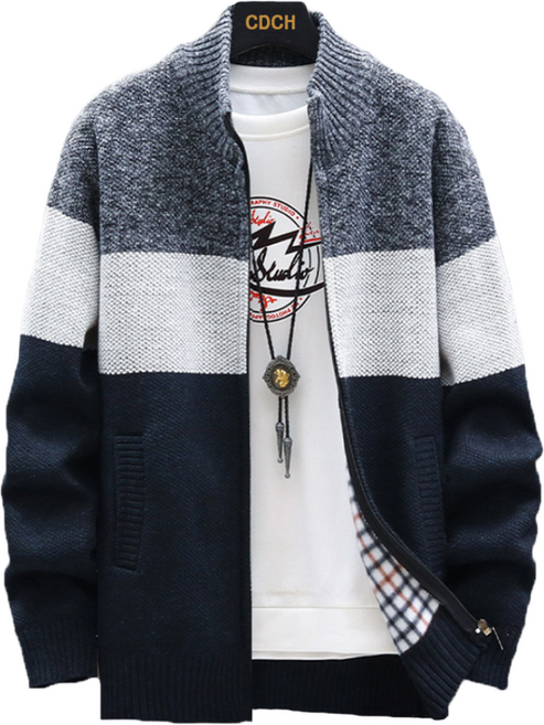 코디코치 배색 가디건