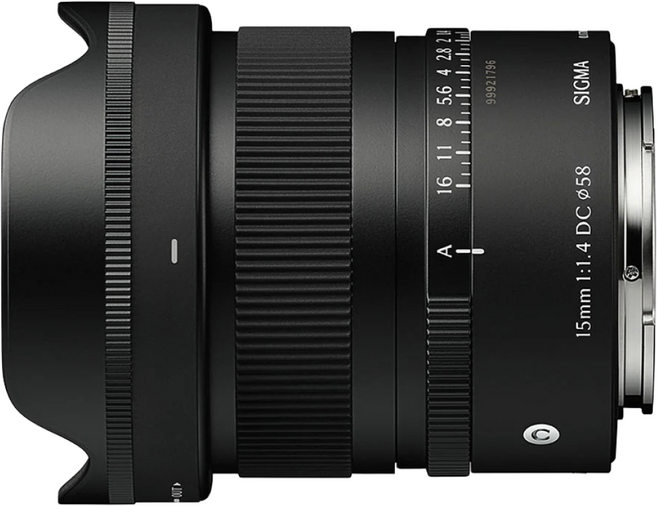 시그마 정품 C 15mm F1.4 DC 후지 X /ED, 15mm F1.4 DC Contemporary 후지 X