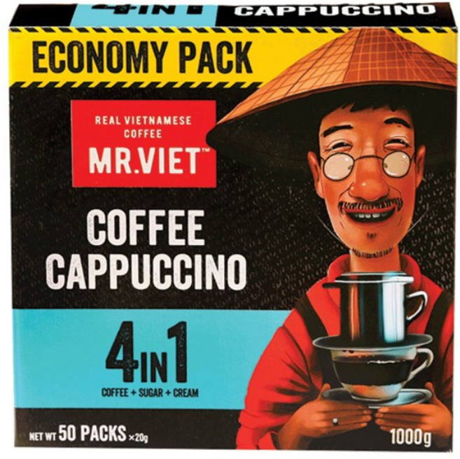 미스터비엣 인스턴트 4IN1 카푸치노 커피믹스, 20g, 50개입, 1개