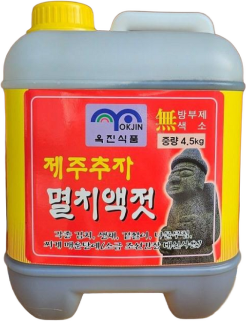 안가네젓갈 제주 생추자 멸치액젓 100%원액 4.5kg, 1개