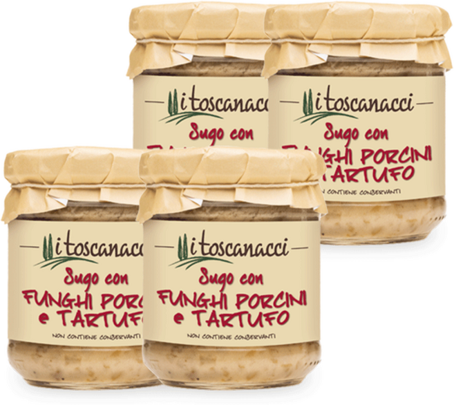 이토스카나치 프리미엄 전통 이탈리아 소스 (트러플), 4개, 180g