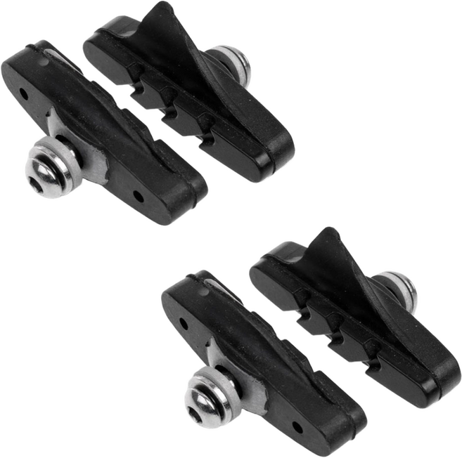 프록스 PHLOX 자전거 림브레이크 패드 로드 하이브리드 픽시 캘리퍼 브레이크 고무패드, 2개