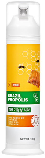 닥터로드 프로폴리스 화이트 미백 치약, 100g, 1개