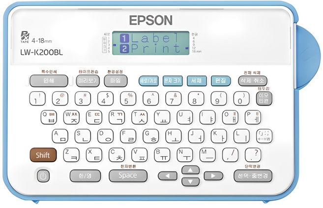 (EPSON) 엡손 네이머 LW-K200BL 라벨프린터, 1개, LW-K200 BL