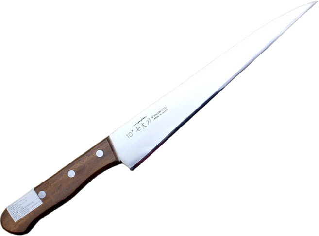 특가상품 일본 특수강 칠지도 나무손잡이 오로시칼, 1개