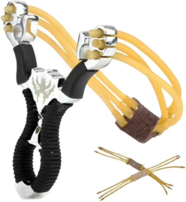 보급형 TTF 새총 + 고무줄 3종 세트, 혼합색상, 1세트