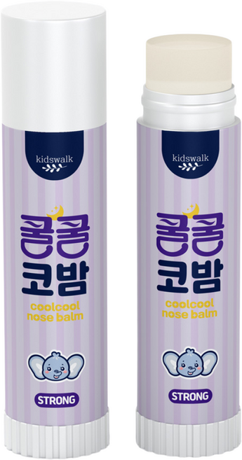 코건조 돌 아기 노즈밤 성인 코보습제 쿨링밤 키즈웍 쿨쿨코밤 스트롱, 2개