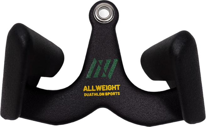 Allweight 맥그립 냄새없는 pvc소재 케이블머신 보조그립 등근육 운동 멀티랙 랫풀다운 하이풀리 보조손잡이, 클로즈(뉴트럴), balck