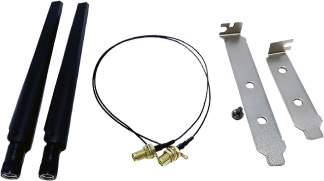 와이파이 안테나세트 FENVI 2pcs 6DBi M.2/NGFF WiFi card Interface 타입 SMA to MHF IPEX 4 안테나