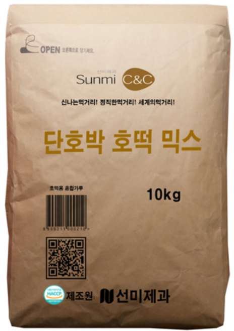 [선미c&c] 단호박호떡믹스 10kg, 호떡믹스 단호박호떡믹스, 1개