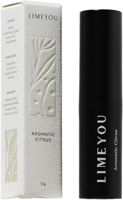 라임유 퓨어 저자극 고체향수 아로마틱 시트러스 2개, 3g