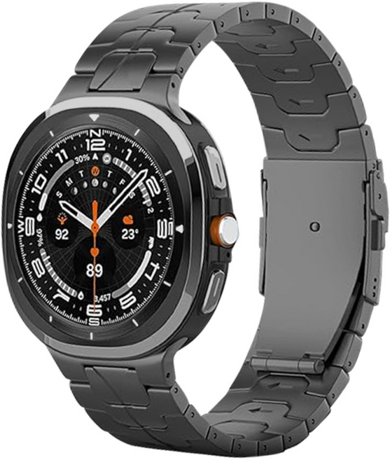 티엑스엘엑스 갤럭시워치 울트라 호환 티타늄 메탈 스트랩, 티타늄 그레이