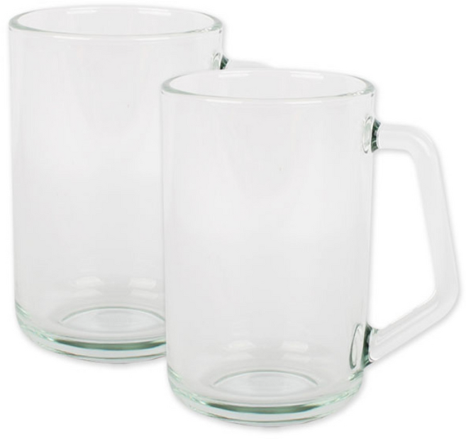 글라스락 내열 강화유리 이지그립 머그컵 480ml, 투명, 2개