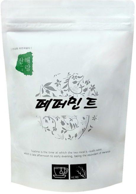 산해랑 단일허브차 페퍼민트, 40g, 1개입, 1개