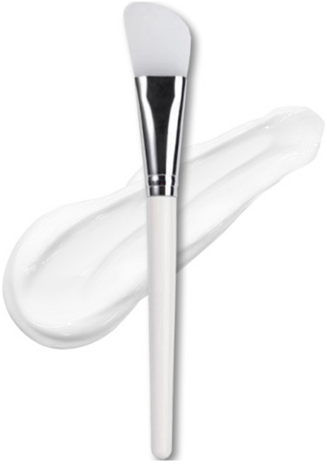 올웨일리 실리콘 반달형 마스크 팩 브러쉬 TSP2486, 1개, 화이트