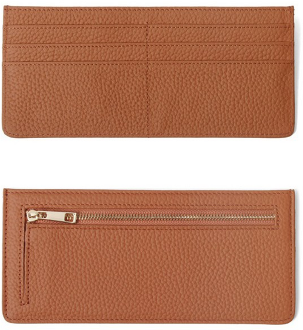 고급 소가죽 얇은 카드슬롯 슬림 장지갑 토고가죽 핸드폰지갑 지폐지갑 동전지갑 8colors