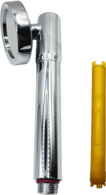 [신형]코웨이 샤워기 샤워헤드 수전 아로마 비타민 필터 녹물 염소제거(헤드1개+필터1개), 실버(헤드1개+필터1개), 1박스