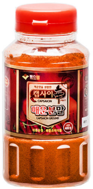 팜스웰 캡사이신 매운분말 400g 가루, 1개
