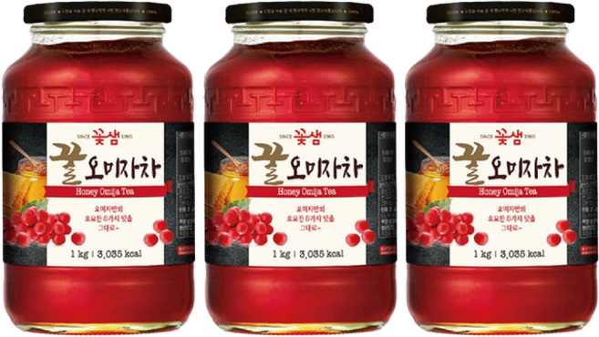 꽃샘-꿀오미자차1kg, 1kg, 1개입, 3개