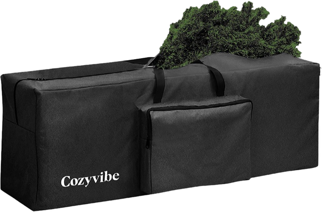 코지바이브 크리스마스 트리 보관백 가방, L (150~180cm), 1개, 블랙