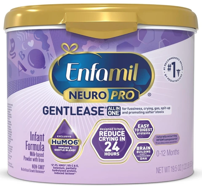 엔파밀 Enfamil NeuroPro 젠틀리즈 프리바이오틱스 포함 유아 분유, 1개 - 쿠팡