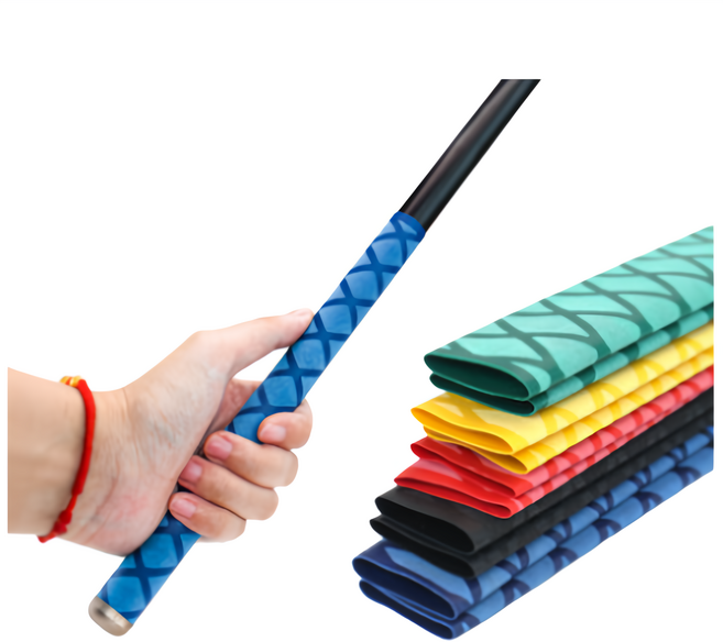 오토바이 자전거 낚시대 손잡이 수축 튜브 열수축 고무 50cm 1m 2종류, 노랑, 30