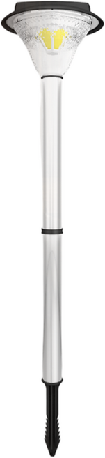 아미다 NEW COB120구 AMIDA 2024 신상품 업그레이드 NEW 태양광 6면 면발광 야외 정원등 가로등 대체 조명 큰 패널 120구, 흰빛, 말뚝형